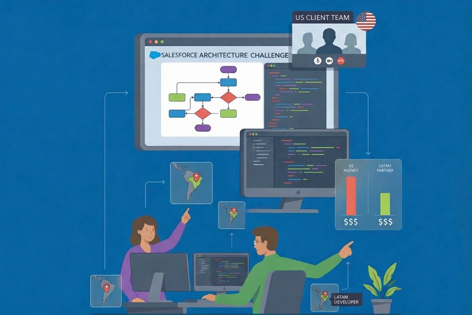 Hiring Salesforce Developers in Latin America: What Consulting Firms Miss